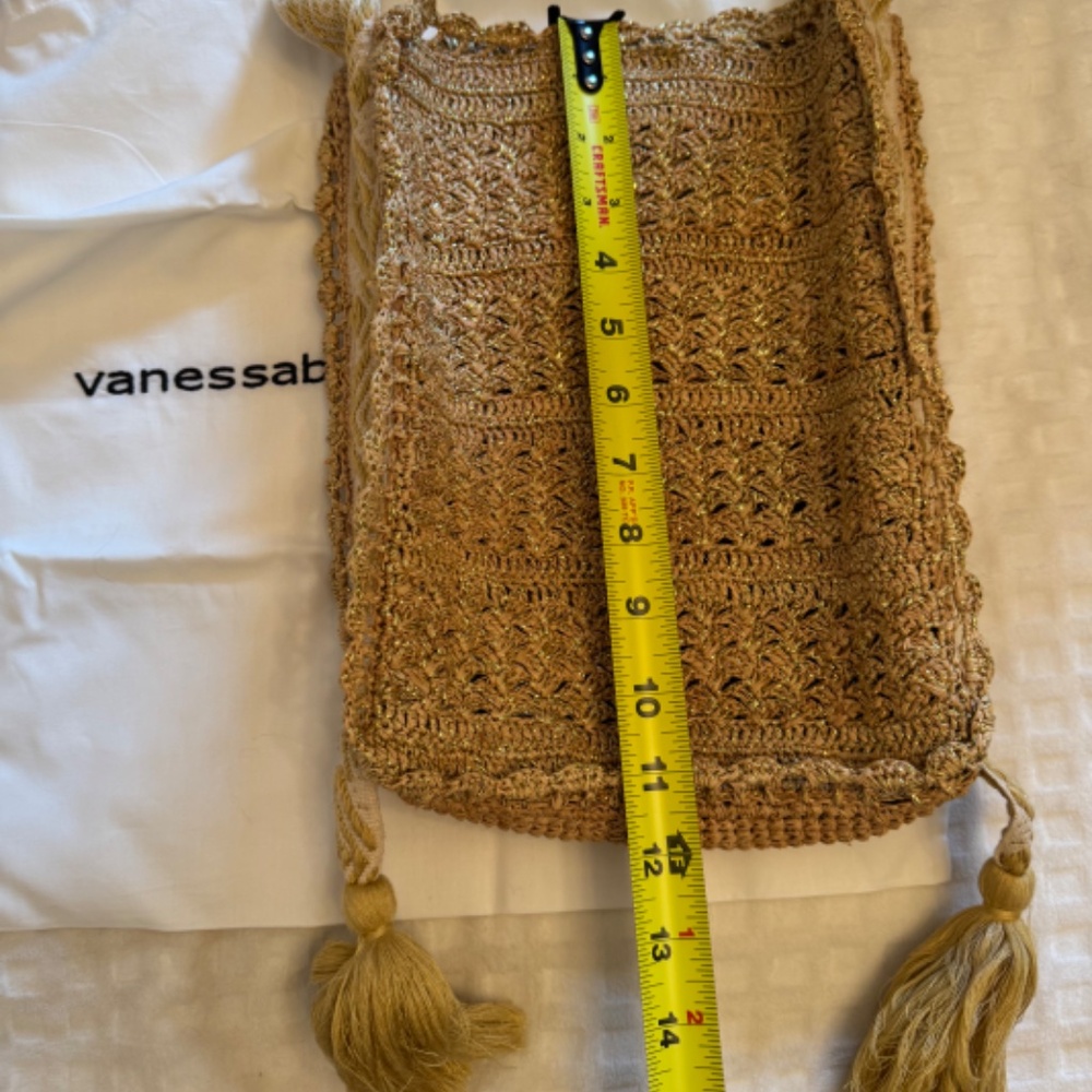Vanessa Bruno Crochet Raffia Crossbody Bag - Picture 5 of 7